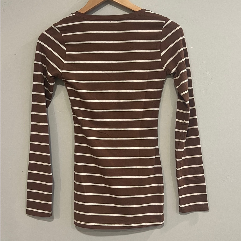 NEW - Heart & Hips Long Sleeve Striped Shirt - Picture 2 of 7